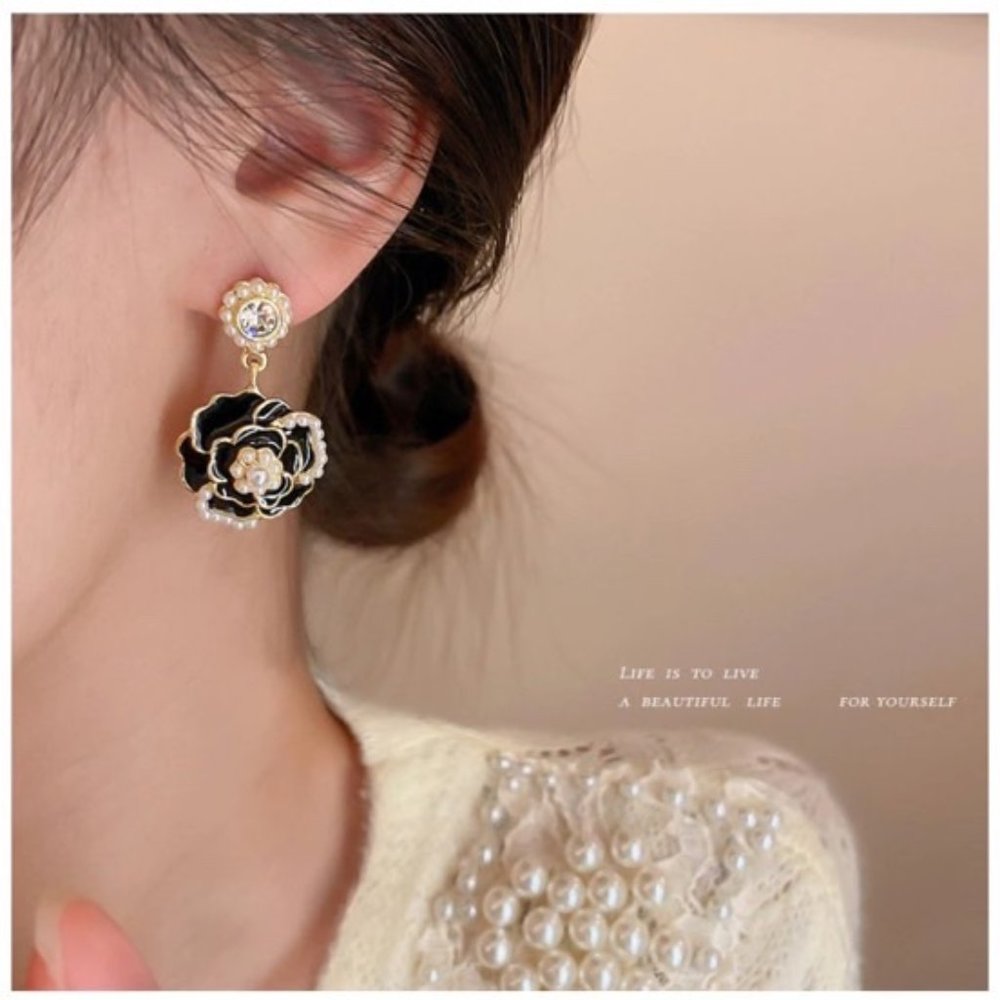 925 Sterling Silver Jewelry Earring Flowers